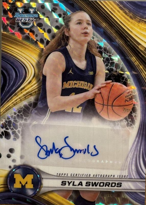 2024 Bowman Best University #B24-SSW Best of 2024 Autographs - Geometric Refractor
