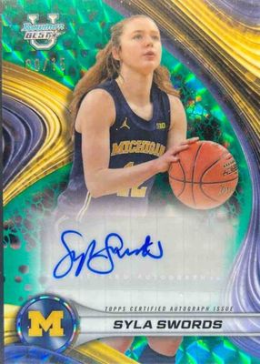 2024 Bowman Best University #B24-SSW Best of 2024 Autographs - Teal Geometric Refractor /15