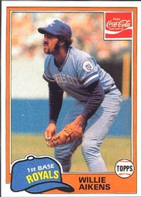 1981 Topps Coca-Cola Kansas City Royals #1 Base