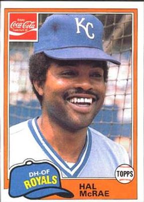 1981 Topps Coca-Cola Kansas City Royals #5 Base