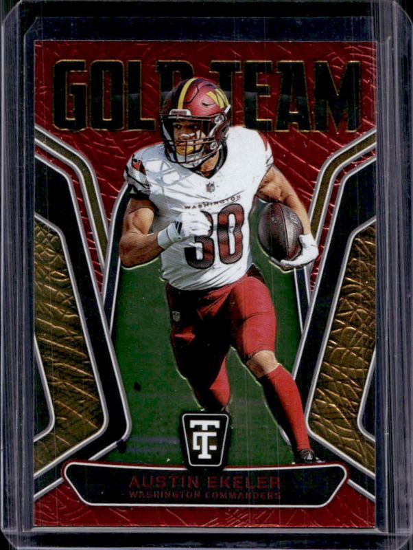 Austin Ekeler 2024 Totally Certified #3 Gold Team - Mirror Red /249 RAW