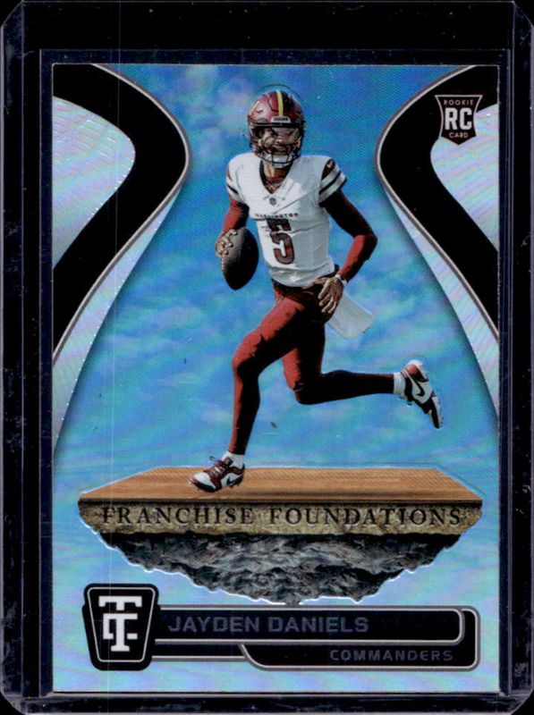 Jayden Daniels 2024 Totally Certified #20 Franchise Foundations Rookie RAW