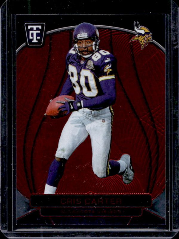 Cris Carter 2024 Totally Certified #193 Legends - Mirror Red /249 RAW