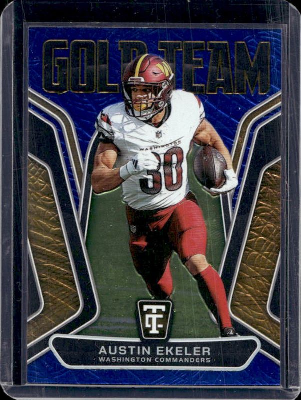 Austin Ekeler 2024 Totally Certified #3 Gold Team - Mirror Blue /199 RAW