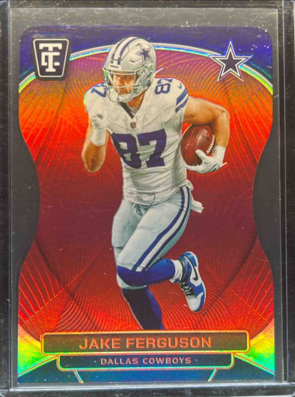 Jake Ferguson 2024 Totally Certified #99 Mirror Platinum Red Die-Cut /175 RAW