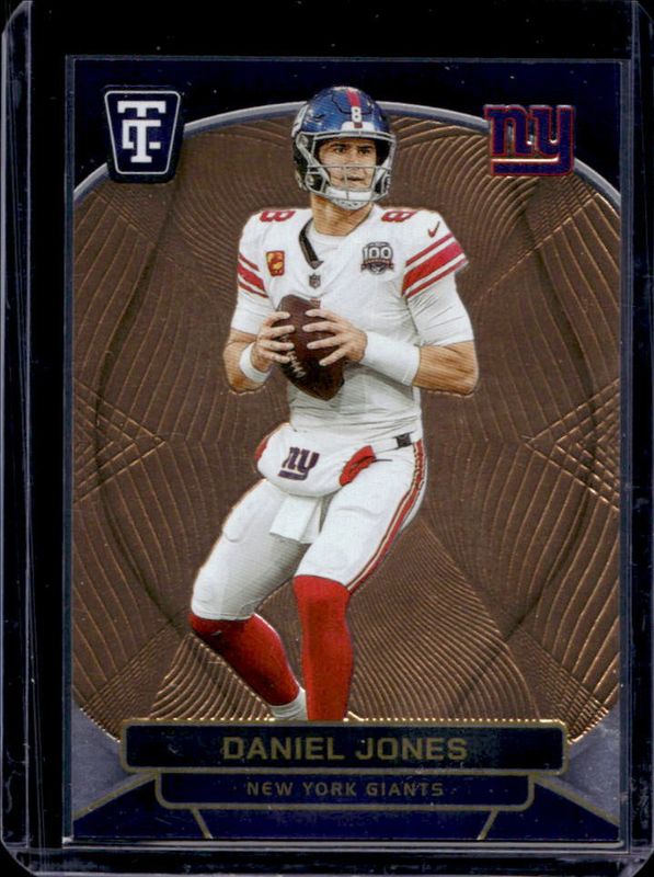 Daniel Jones 2024 Totally Certified #66 Mirror Neon Orange /399 RAW