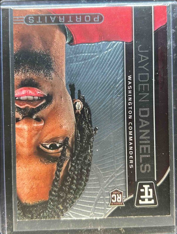 Jayden Daniels 2024 Totally Certified #1 Portraits Rookie RAW
