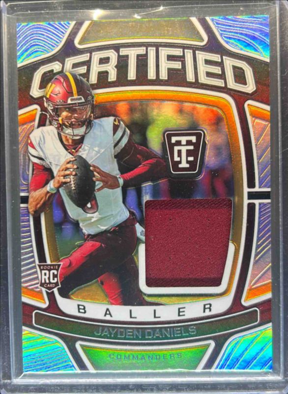 Jayden Daniels 2024 Totally Certified #6 Certified Baller /149 Rookie RAW