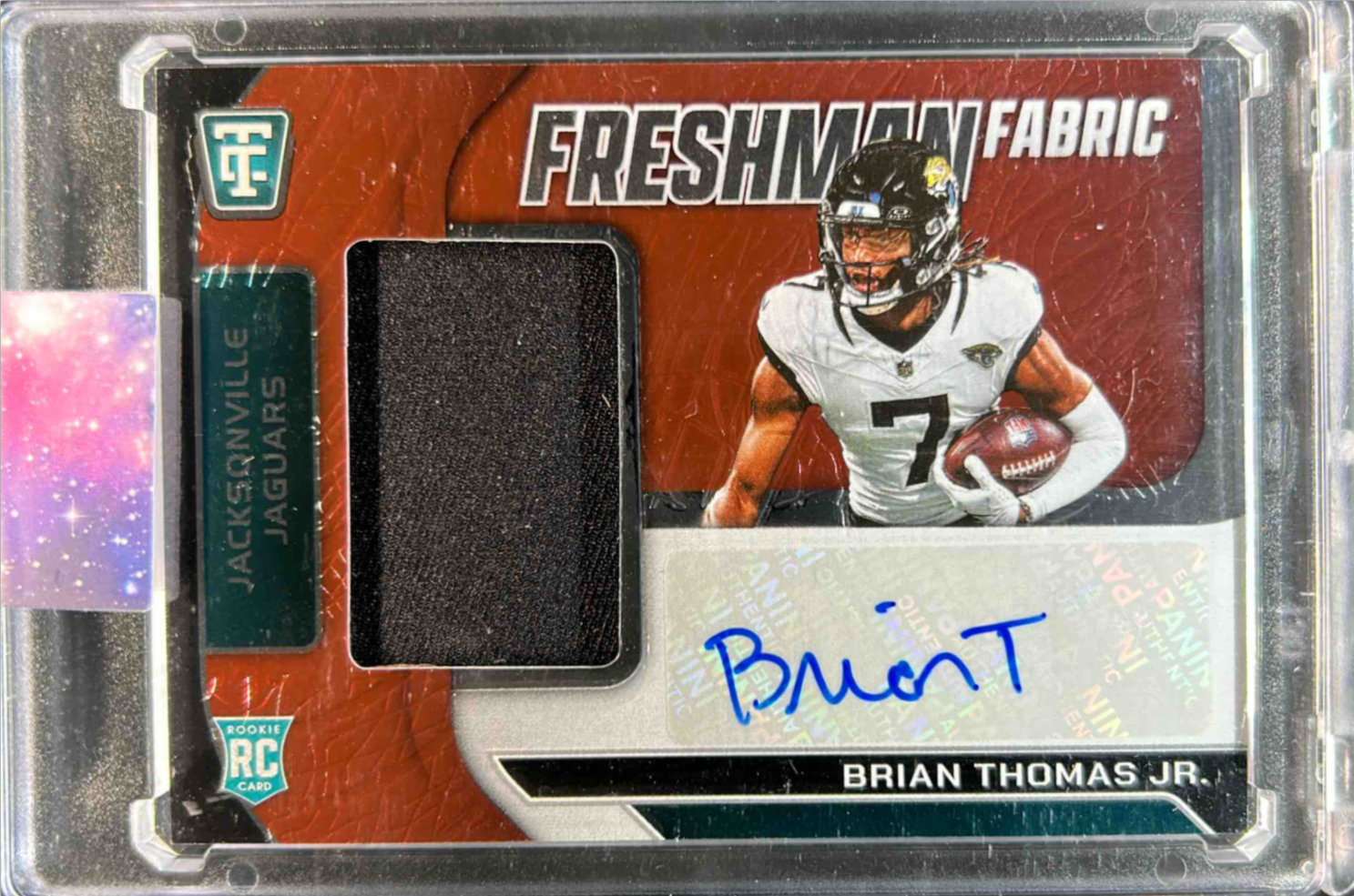 Brian Thomas Jr. 2024 Totally Certified #3 Freshman Fabric