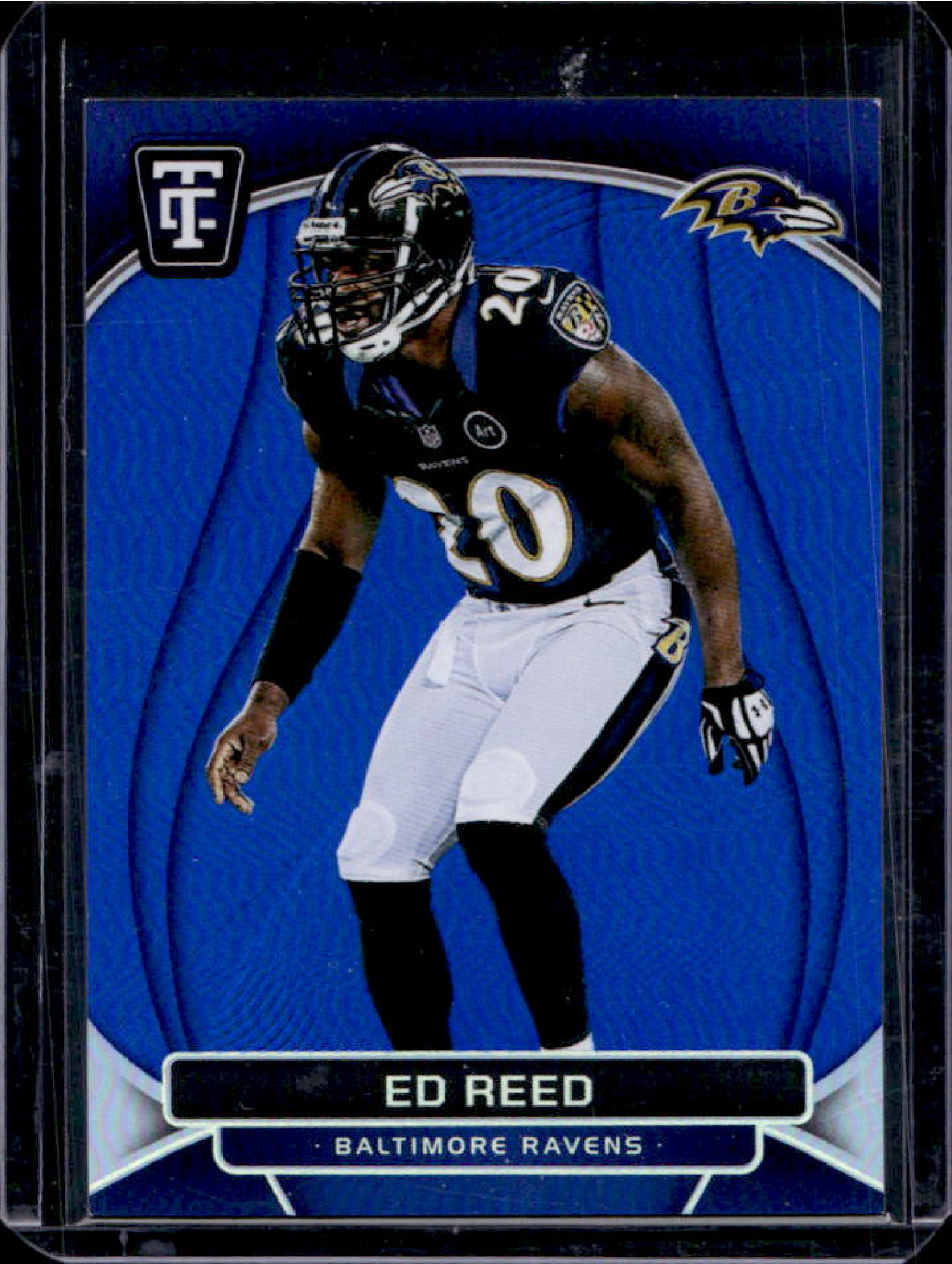 Ed Reed 2024 Totally Certified #180 Legends - Mirror Platinum Blue /149 ...
