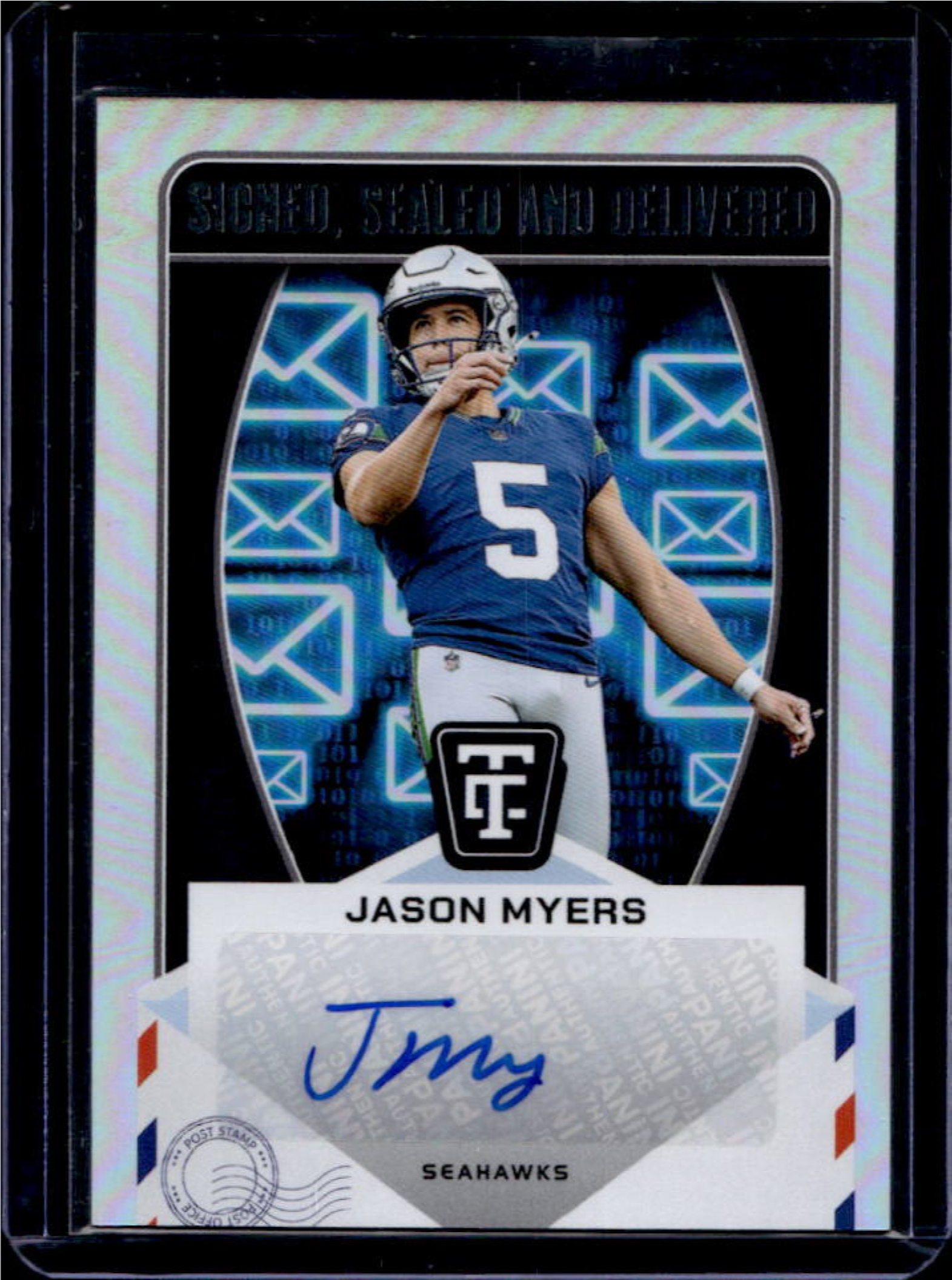 Jason Myers 2024 Totally Certified #13 Signed Sealed & Delivered