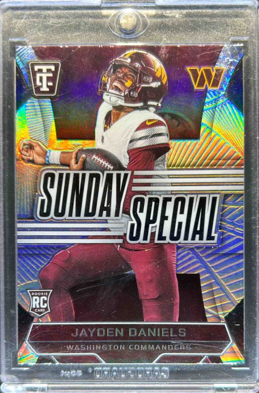 Jayden Daniels 2024 Totally Certified #18 Sunday Special Rookie RAW