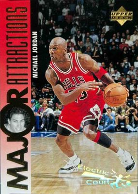 1995 Upper Deck #337 Major Attractions - Electric Court (w/D. Hanson)