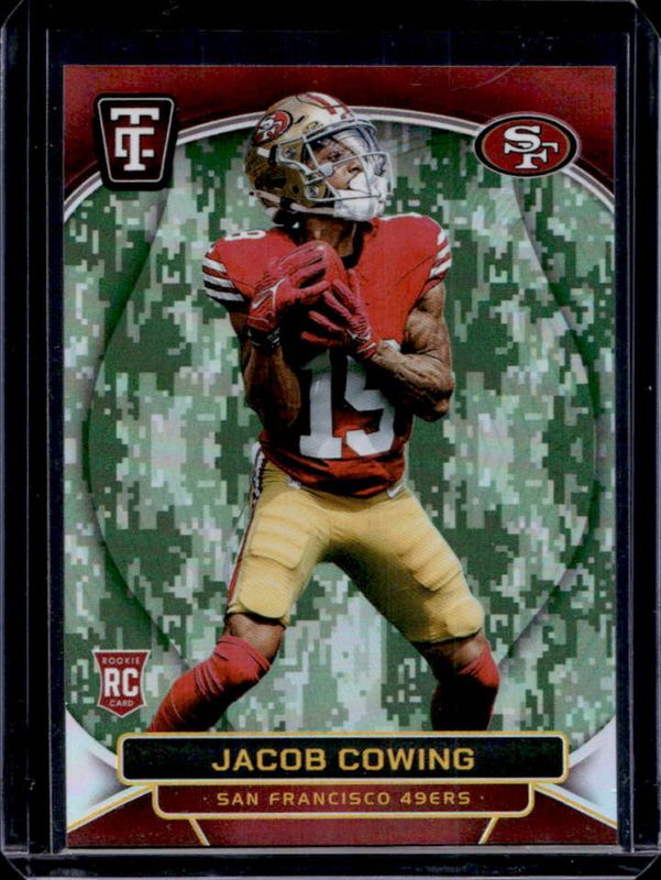 Jacob Cowing 2024 Totally Certified #128 Rookies - Mirror Platinum Camo /35 RAW