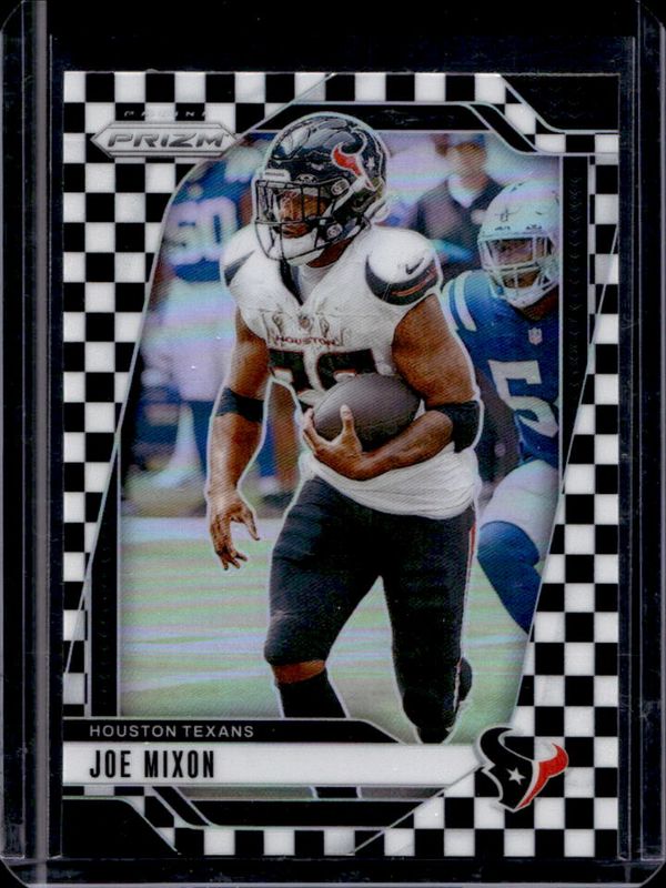 Joe Mixon 2024 Prizm #112 Black & White Checker /(SSP) RAW