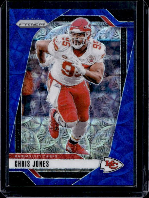 Chris Jones 2024 Prizm #143 Choice Blue /14 RAW