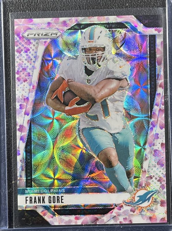 Frank Gore 2024 Prizm #184 Choice Cherry Blossom /15 RAW