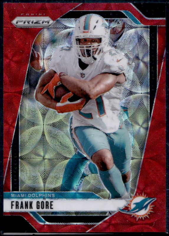 Frank Gore 2024 Prizm #184 Choice Red /20 RAW