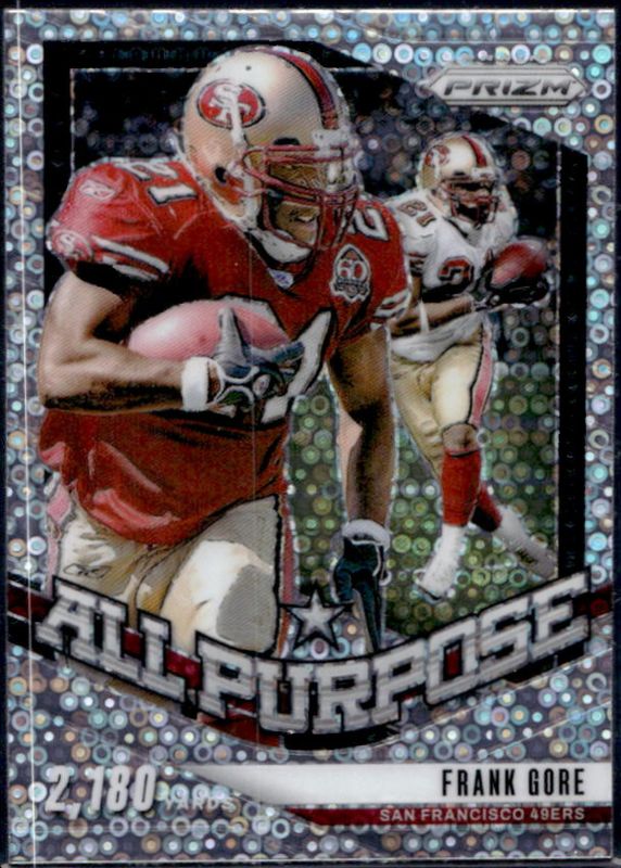 Frank Gore 2024 Prizm #15 All Purpose - No Huddle RAW