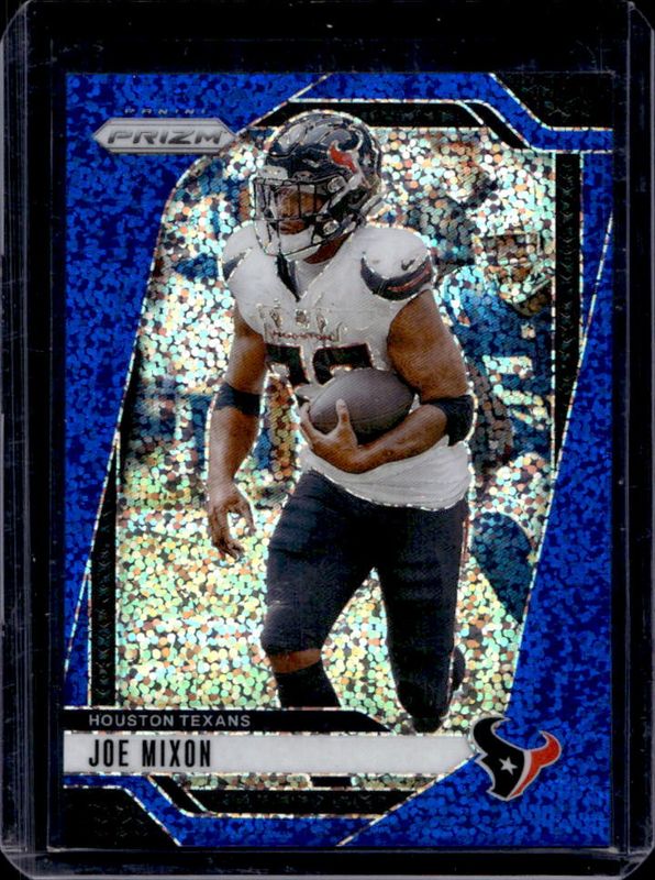 Joe Mixon 2024 Prizm #112 Blue Sparkle /96 RAW
