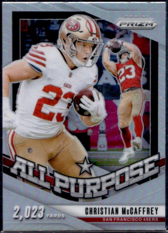 Christian McCaffrey 2024 Prizm #19 All Purpose RAW