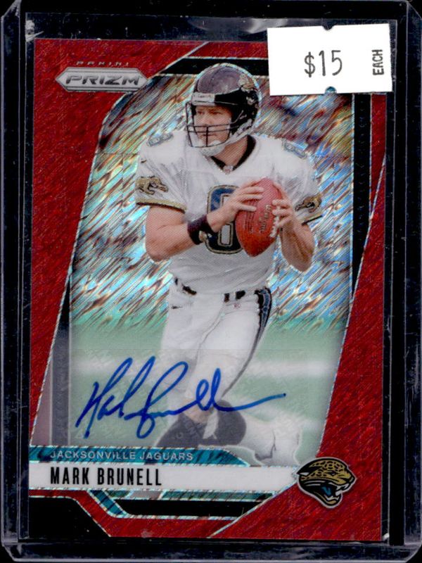 2024 Prizm #136 Base Autographs - Red Shimmer /35