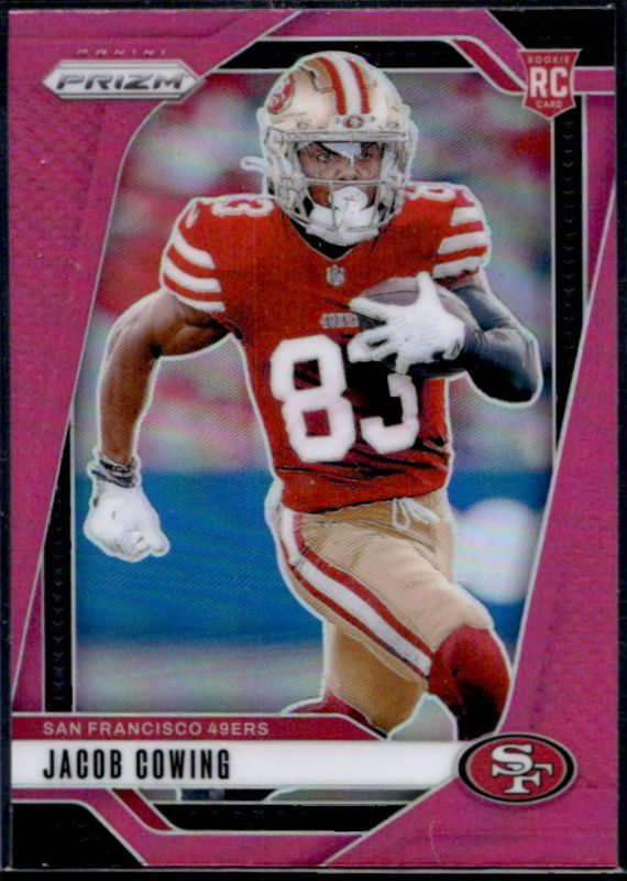 Jacob Cowing 2024 Prizm #335 Pink Rookie RAW