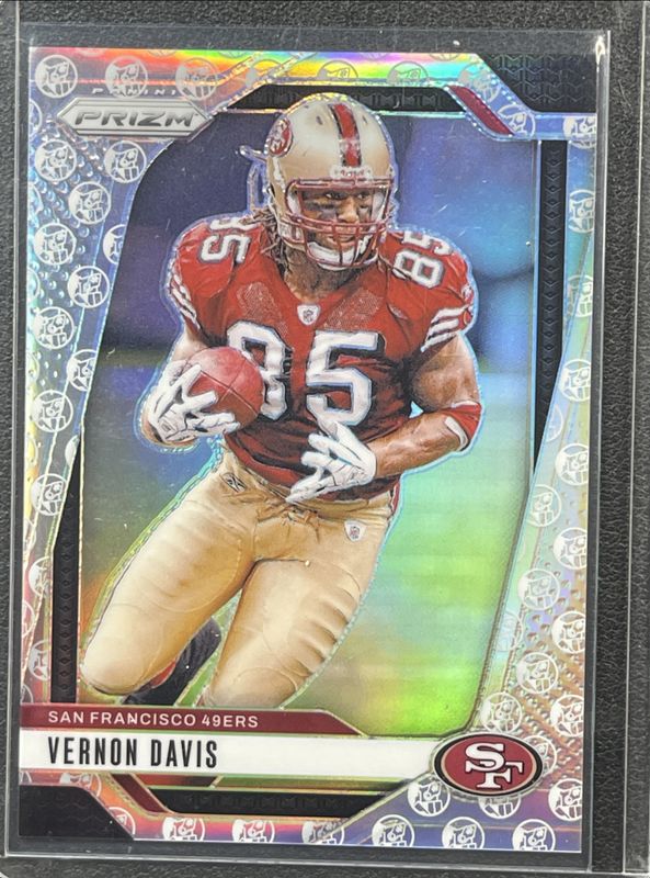 Vernon Davis 2024 Prizm #258 White Knight /3 RAW