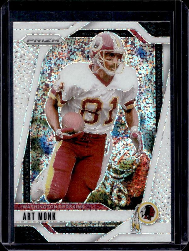 Art Monk 2024 Prizm #294 White Sparkle /(SSP) RAW