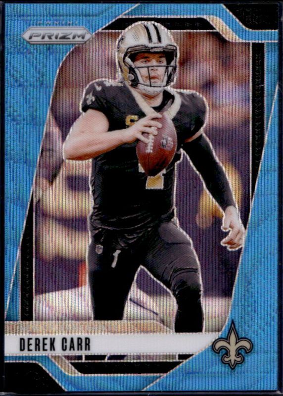 Derek Carr 2024 Prizm #203 Blue Wave /230 RAW