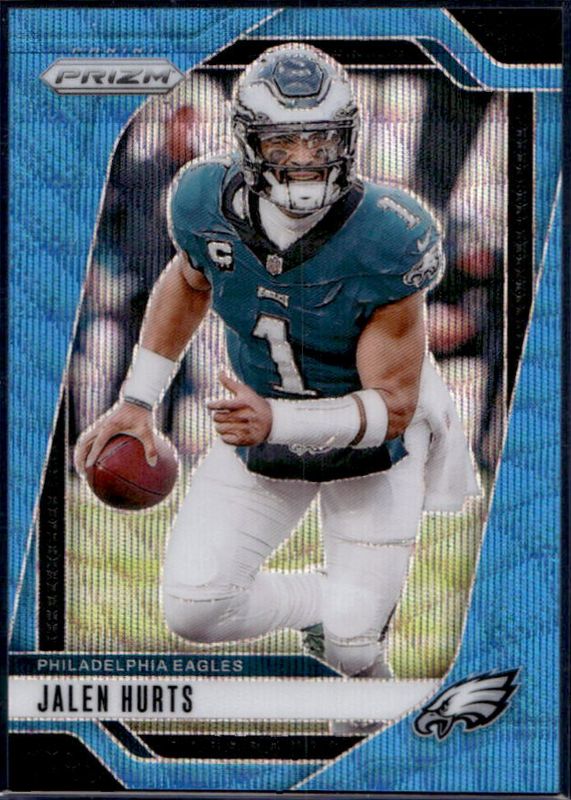 Jalen Hurts 2024 Prizm #231 Blue Wave /230 RAW