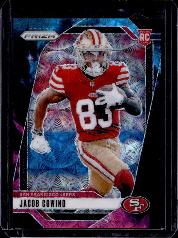 Jacob Cowing 2024 Prizm #335 Choice Nebula /1 Rookie RAW