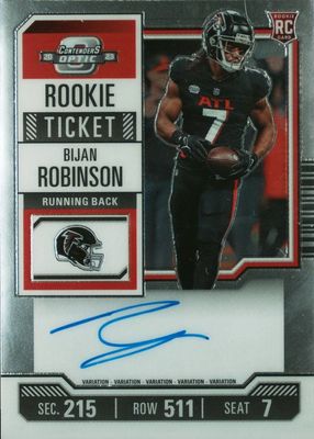 2023 Contenders Optic #103 Rookie Ticket Auto Variation