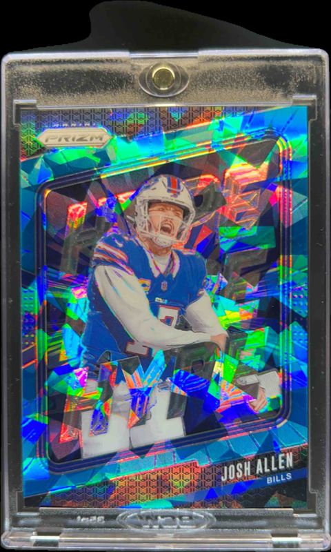 Josh Allen 2024 Prizm #13 Hype - Blue Ice /99 RAW