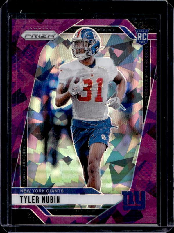 Tyler Nubin 2024 Prizm #395 Purple Ice /225 Rookie RAW