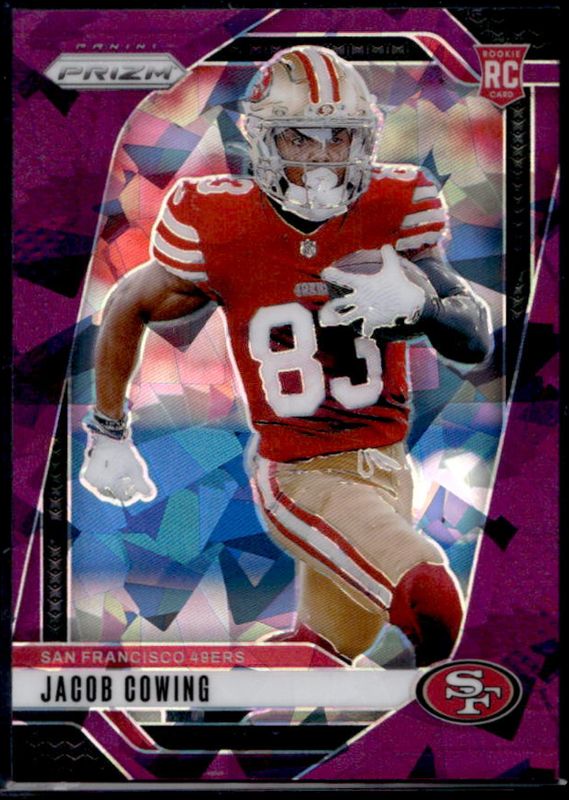 Jacob Cowing 2024 Prizm #335 Purple Ice /225 Rookie RAW
