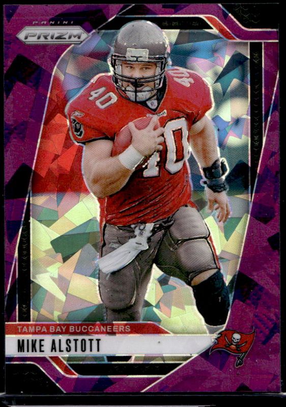 Mike Alstott 2024 Prizm #275 Purple Ice /225 RAW