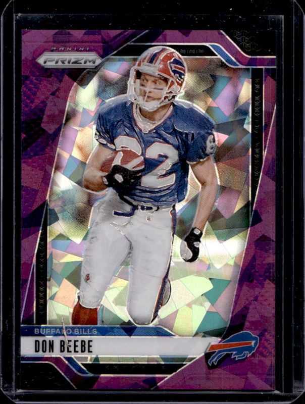Don Beebe 2024 Prizm #35 Purple Ice /225 RAW