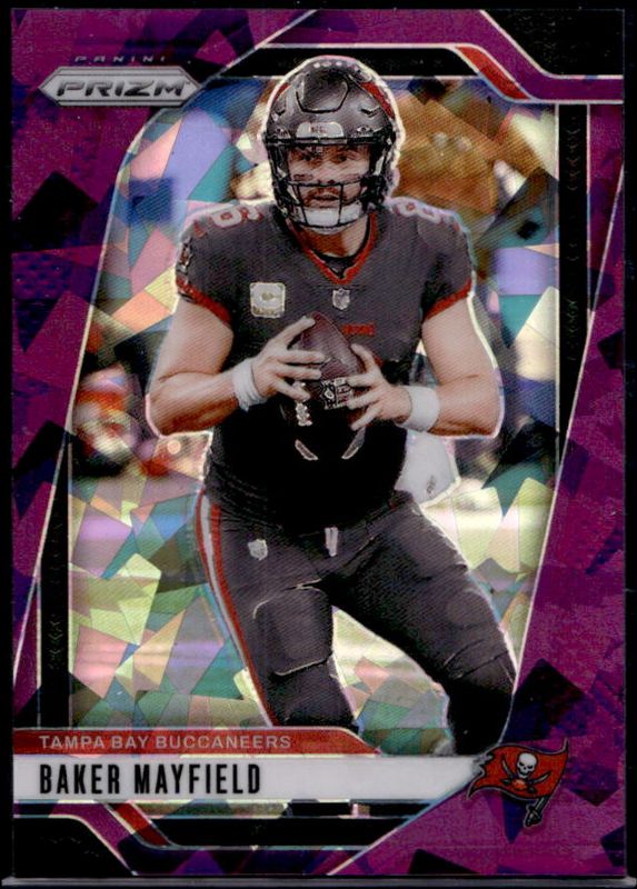 Baker Mayfield 2024 Prizm #268 Purple Ice /225 RAW