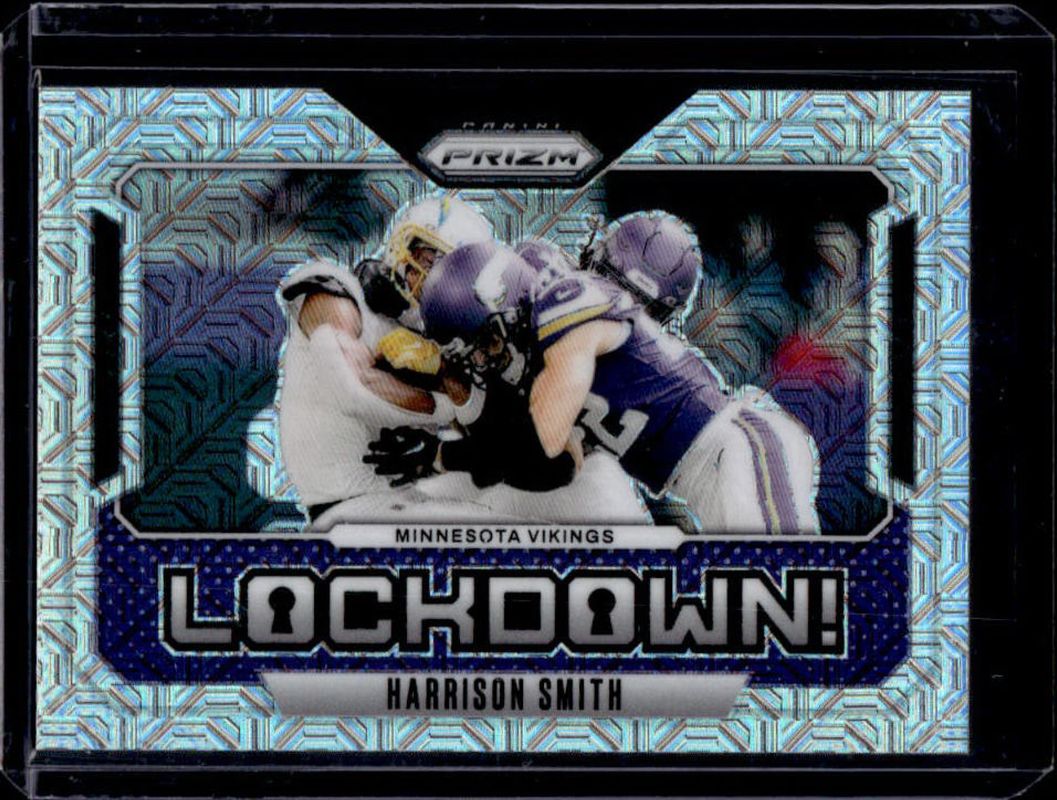 Harrison Smith 2024 Prizm #8 Lockdown! - Mojo /25 RAW