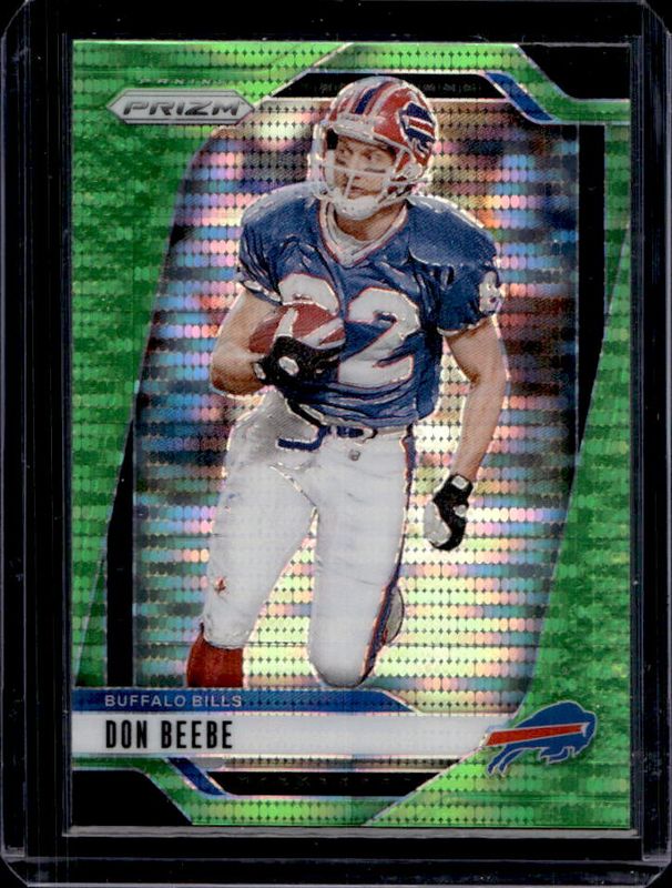 Don Beebe 2024 Prizm #35 Neon Green Pulsar RAW