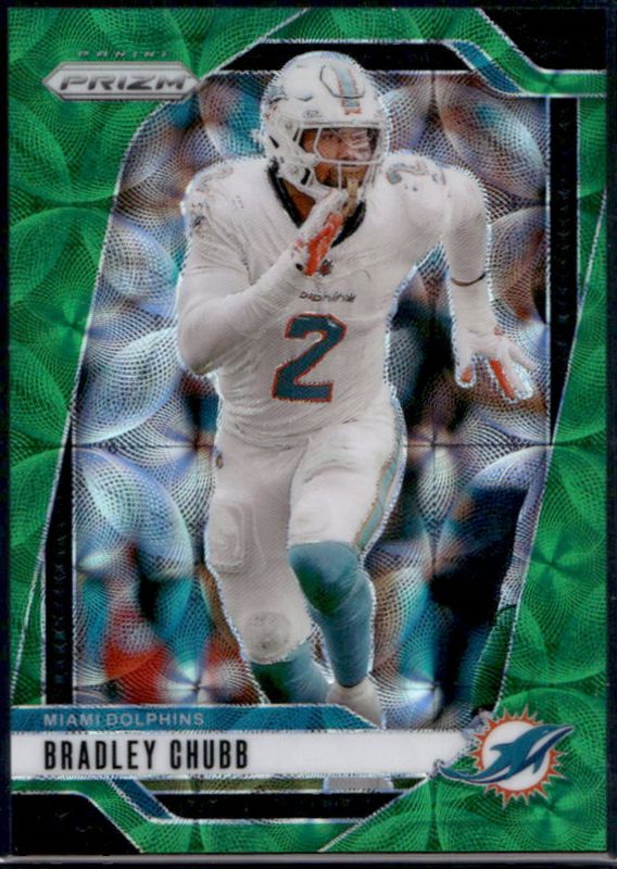 Bradley Chubb 2024 Prizm #181 Green Scope /75 RAW