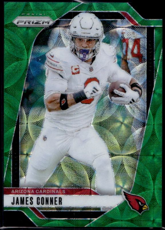 James Conner 2024 Prizm #2 Green Scope /75 RAW