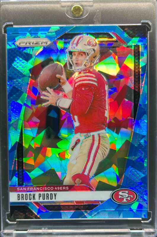 Brock Purdy 2024 Prizm #249 Blue Ice /99 RAW
