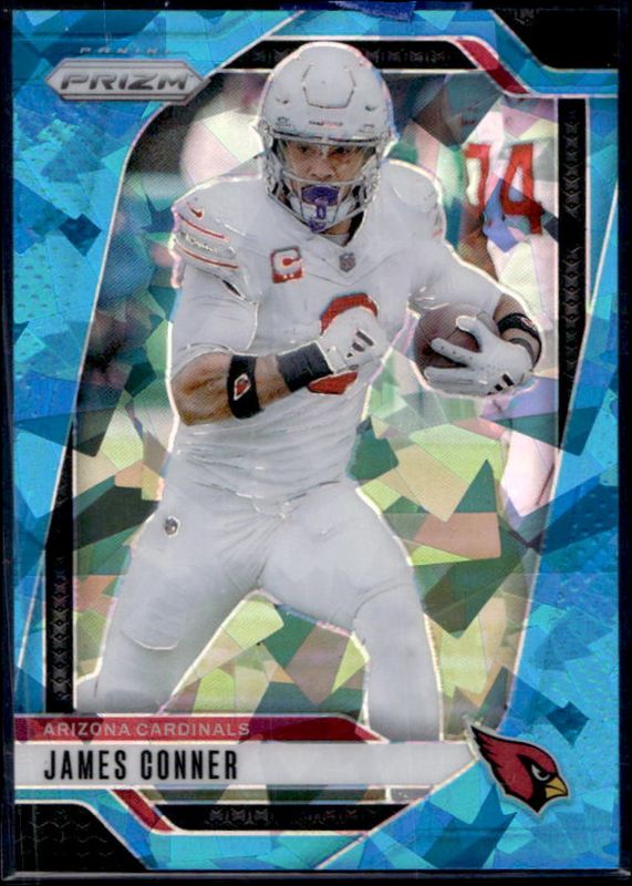 James Conner 2024 Prizm #2 Blue Ice /99 RAW