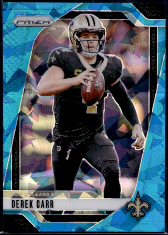 Derek Carr 2024 Prizm #203 Blue Ice /99 RAW