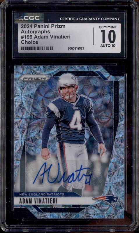 2024 Prizm #199 Base Autographs - Choice /100
