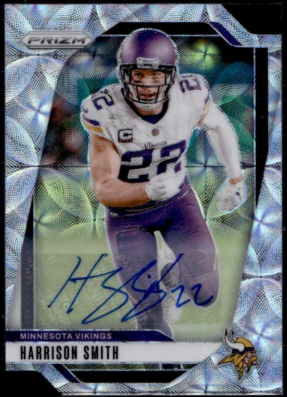 Harrison Smith 2024 Prizm #190 Base Autographs - Choice /100 RAW