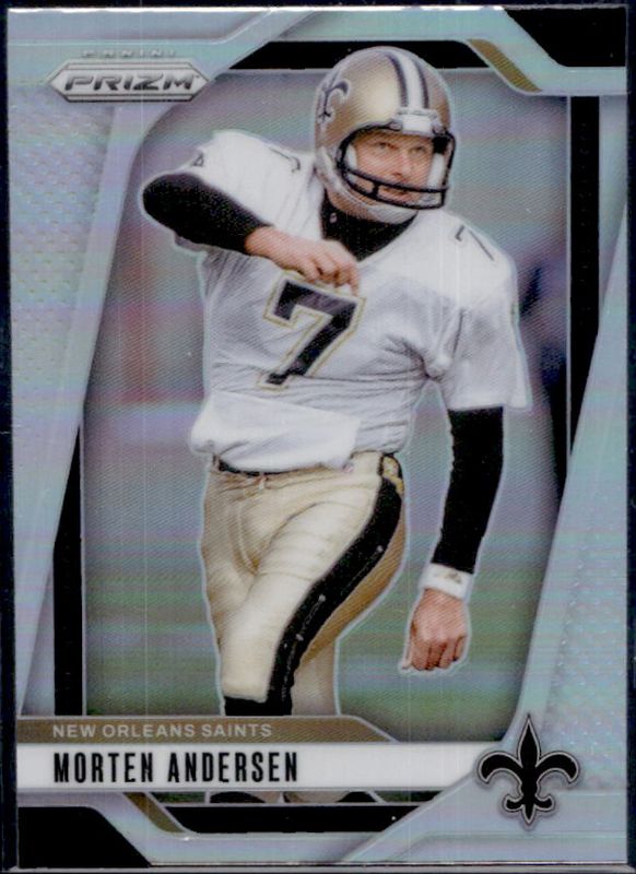 Morten Andersen 2024 Prizm #211 Silver RAW