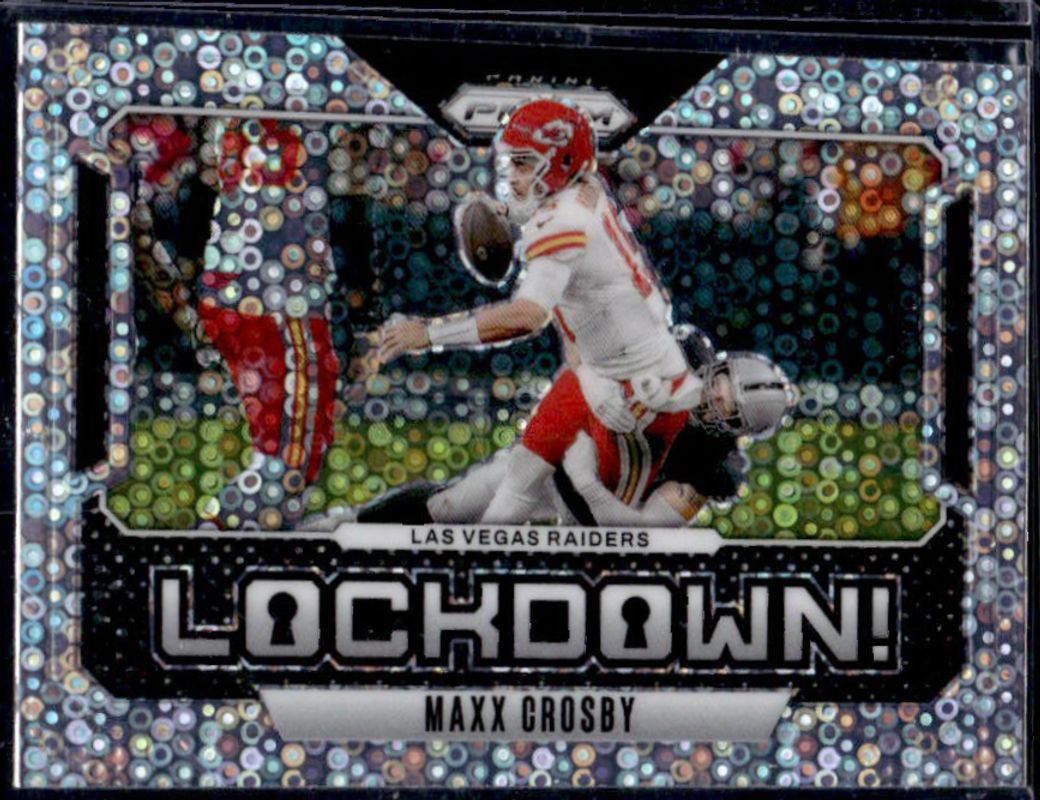 Maxx Crosby 2024 Prizm #1 Lockdown! - No Huddle RAW